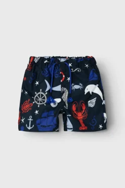 Name it Fato de banho para menino estampado marinho azul Best