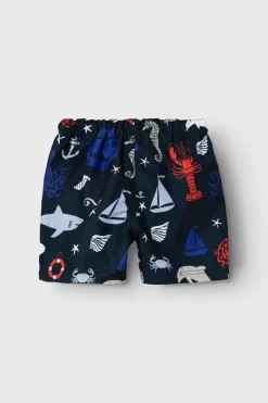 Name it Fato de banho para menino estampado marinho azul Best