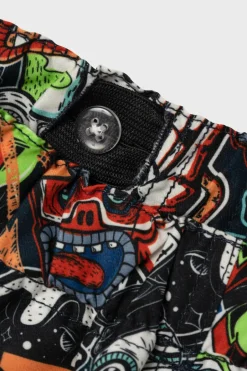Name it Fato de banho para menino estampado azul New