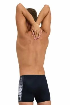 Arena Fato de banho short homem Overlap preto New