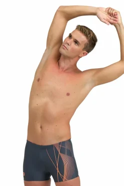 Arena Fato de banho short homem Branch cinzento Fashion