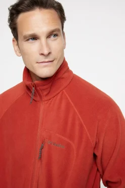 Columbia Forro polar com fecho-éclair da para homem Fast Trek™ vermelho Outlet
