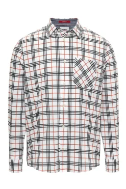Tommy Jeans Herrenhemd Karomuster branco New