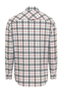 Tommy Jeans Herrenhemd Karomuster branco New