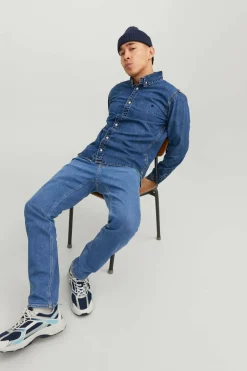 Jack & Jones Jeans com corte afunilado azul Discount