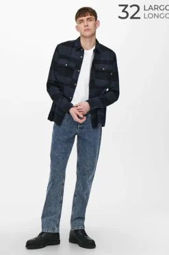 Only & Sons Jeans regular fit azul Hot