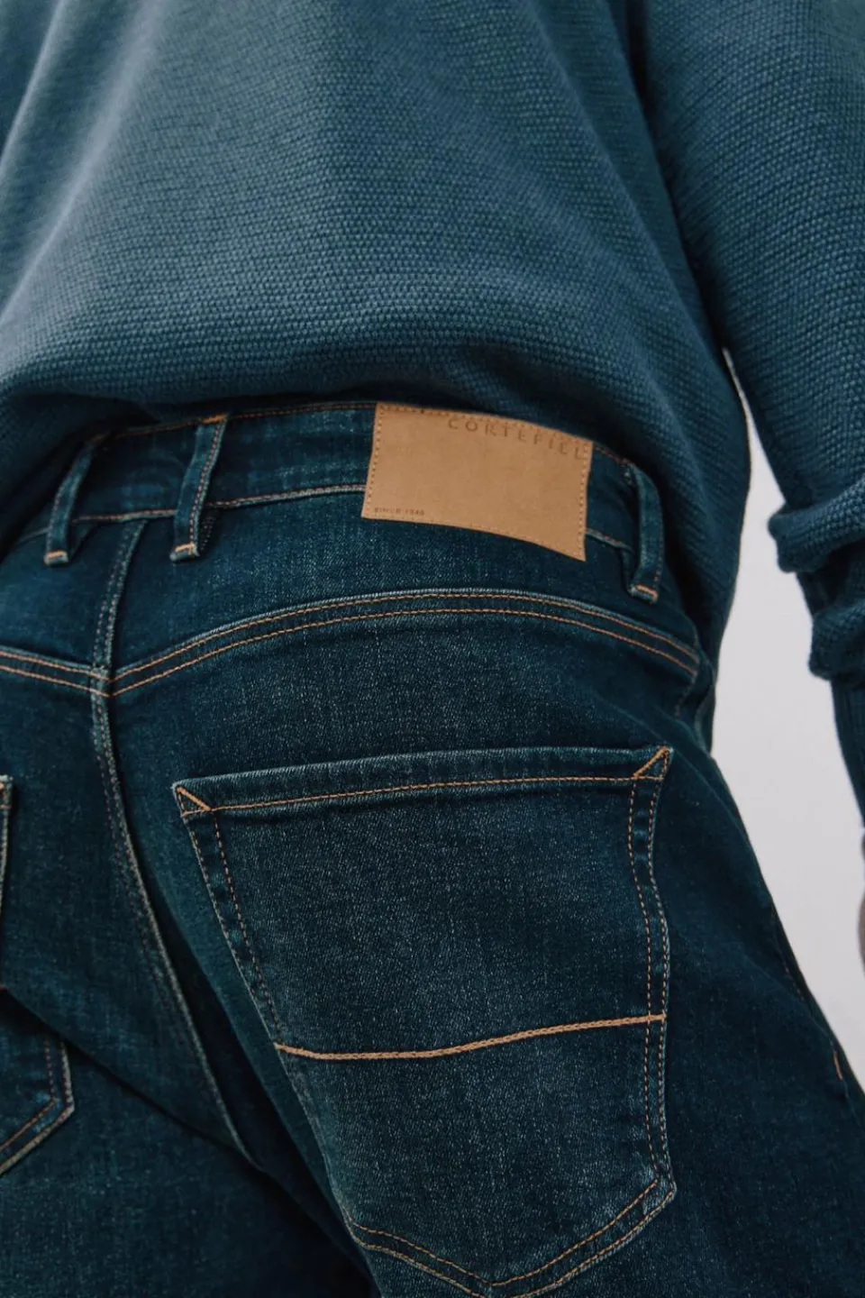 Cortefiel Jeans regular fit Azul Fashion