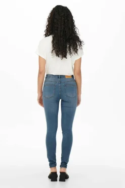 JDY Jeans skinny tiro alto azul Best