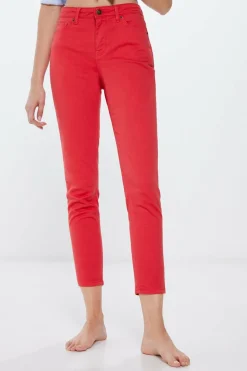 Springfield Jeans Slim Cropped Cor vermelho Online