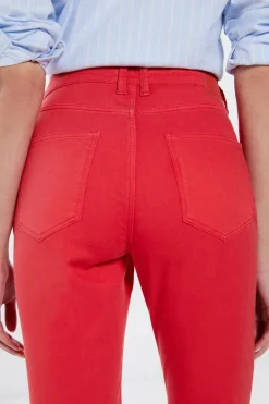 Springfield Jeans Slim Cropped Cor vermelho Online