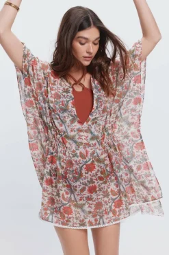 Milano Kaftan com decote em bico Fashion