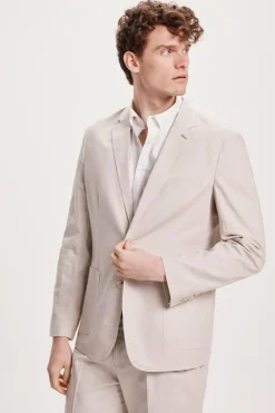 Milano Linho americano Estampado branco Outlet