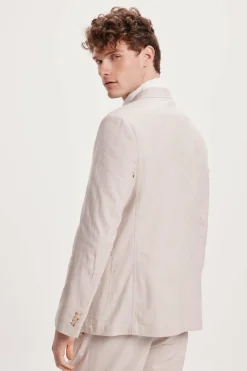 Milano Linho americano Estampado branco Outlet