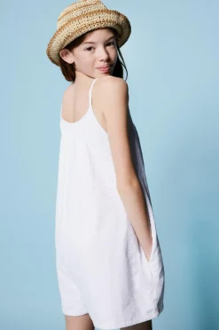 Springfield Kids Macacão bordado suíço menina estampado Hot