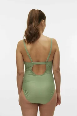 Mamalicious Maiô preto maternity verde Discount