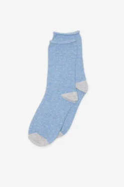 Milano Meias mini bolinhas Azul claro Discount