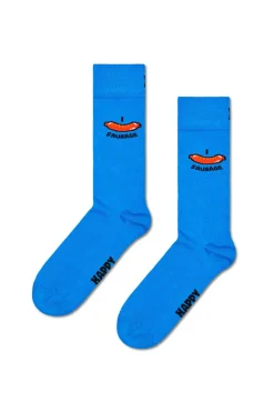 Happy Socks Meias Unissex Salsicha azul New