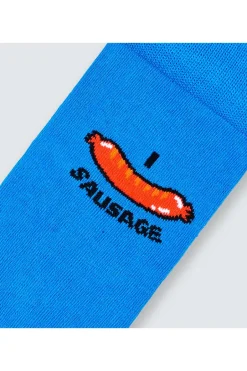 Happy Socks Meias Unissex Salsicha azul New