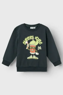 Name it Moletom infantil Sweatshirt azul New