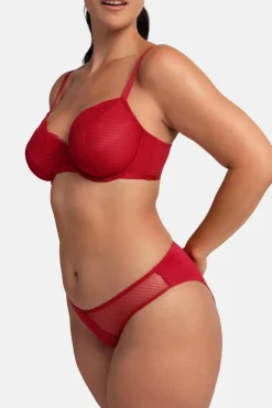 Dorina Pack 2 cuecas clássicas vermelho Sale