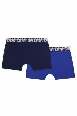 DIM Pack de 2 bóxer de niño de algodón elástico estampado Discount