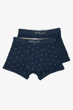Milano Pack de boxers com estampa fantasia Marinho New