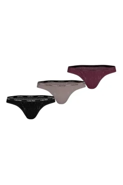 Calvin Klein Pacote de 3 cuecas brasileiras com logo CK estampado Discount