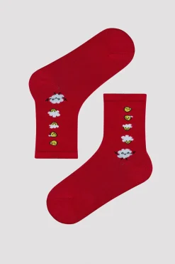 Penti Pacote de 3 pares de meias de pipocas para menino estampado Sale