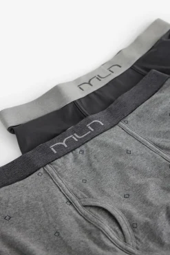 Milano Pacote de boxers de fantasia Cinzento oscuro Sale