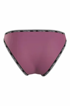 Calvin Klein Parte de baixo de biquíni com perna alta Logo Tape. rosa Discount