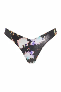 Calvin Klein Partes de abaixo do biquíni tipo brasileiro - CK Monogram Foil estampado Clearance