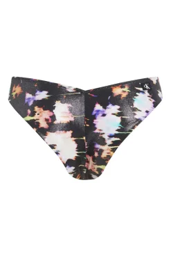 Calvin Klein Partes de abaixo do biquíni tipo brasileiro - CK Monogram Foil estampado Clearance