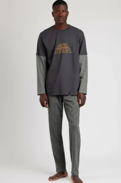 Admas Pijama de Star Wars de uma nova esperança cinzento Clearance