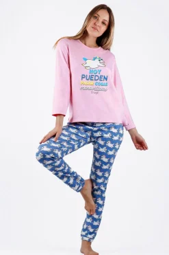 Mr. Wonderful Pijama feminino Mr.Wonderful Unicorn rosa Discount