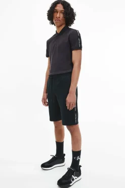 Calvin Klein Polo Com Fita Em Contraste preto Discount