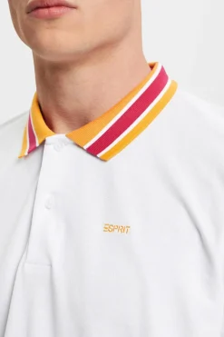 Esprit Polo liso manga corta algodón Fashion