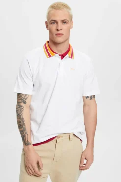 Esprit Polo liso manga corta algodón Fashion