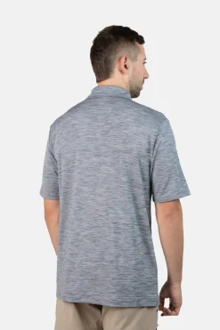 Izas Polo manga curta OROS azul Outlet