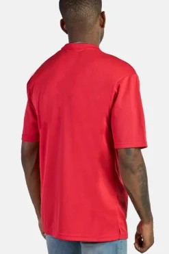 Izas Polo técnico de manga curta vermelho Hot