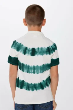 Springfield Kids Polo tye dye menino verde Fashion