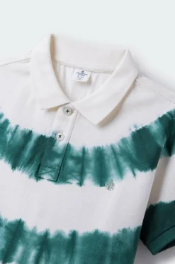 Springfield Kids Polo tye dye menino verde Fashion