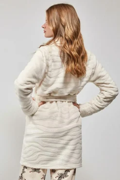 Gisela Robe polar bege Sale
