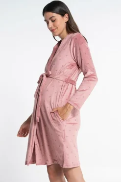 Ohma! Robe tondosa estampado rosa New