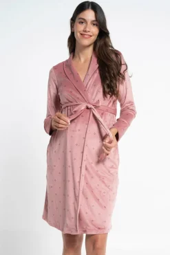 Ohma! Robe tondosa estampado rosa New