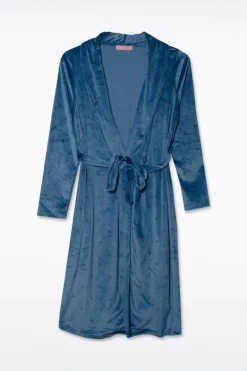 Ohma! Robe tondosa estampado azul Fashion