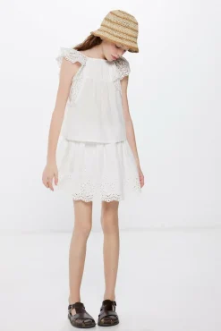Springfield Kids Saia bordado suíço menina estampado Outlet