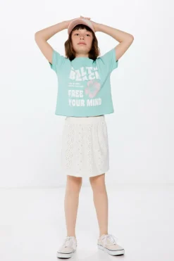 Springfield Kids Saia bordado suíço menina castanho Online
