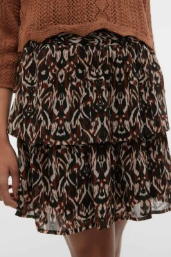 Vero Moda Saia curta com folhos Fashion