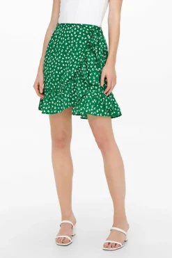 Only Saia curta folho Fashion