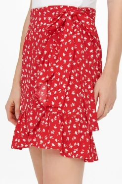 Only Saia curta folho Fashion